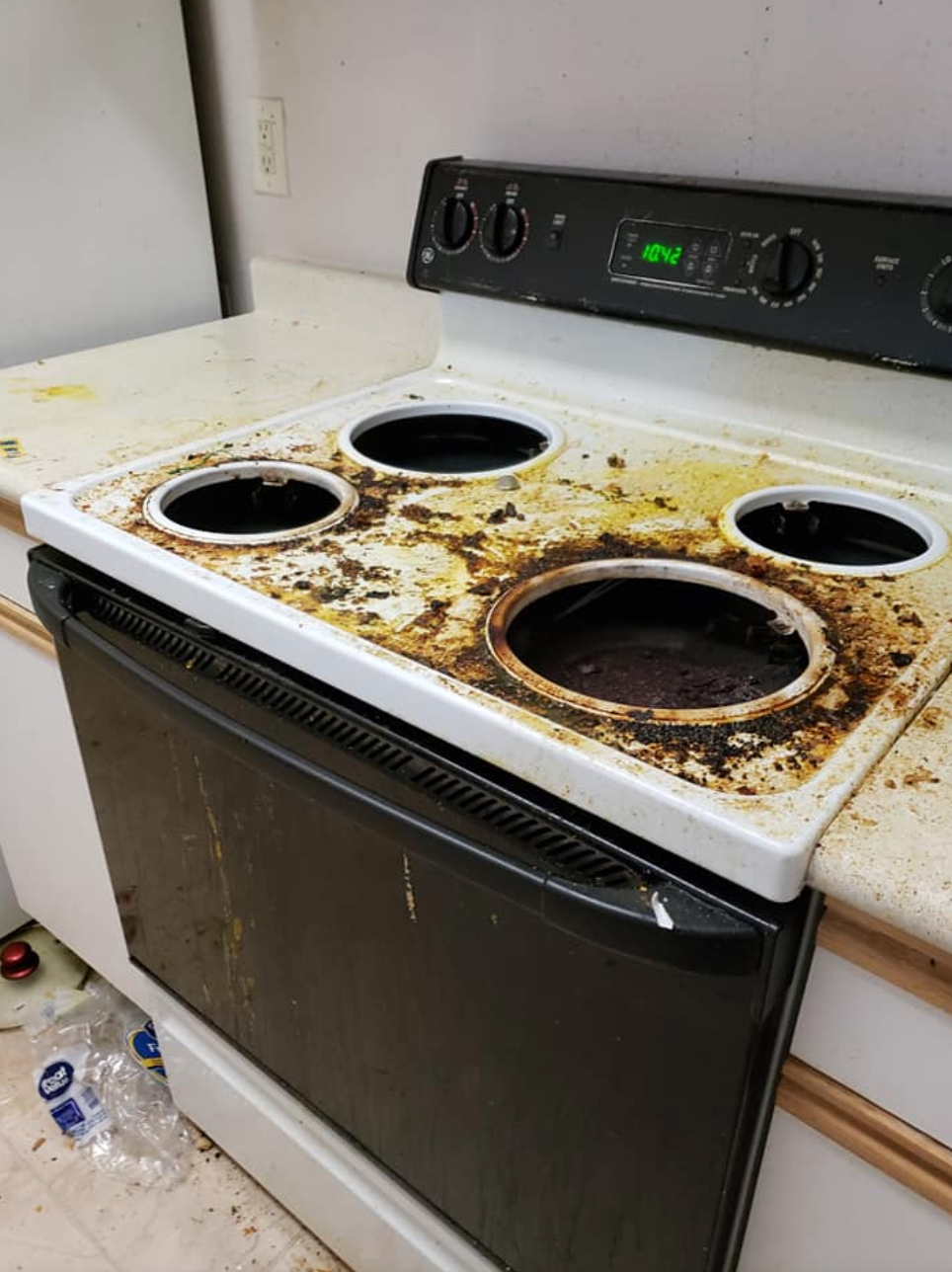 Before: Stovetop & Kitchen