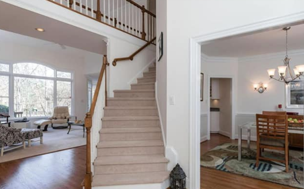 Foyer, Staircase & Dining Room